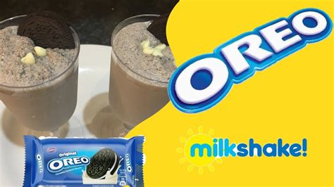 How To Make Oreo Milkshake Oreo Vanilla Ice Cream Milkshake Easy