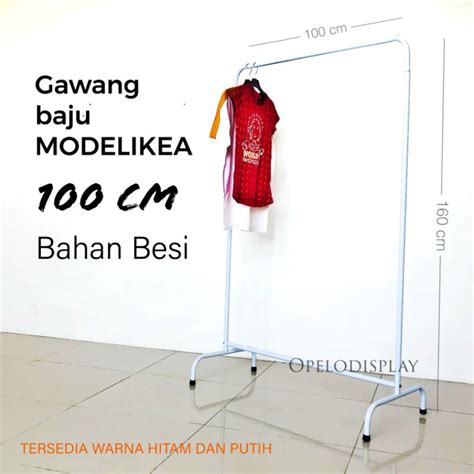 Jual Gawang Baju Model Ikea Gantungan Besi Cm Shopee Indonesia