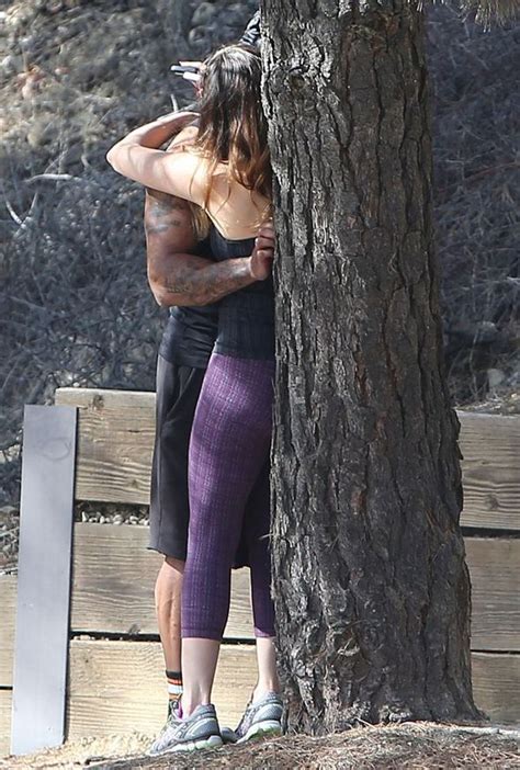 Kelly Brook Gets A Helping Hand From David Mcintosh As They Go Hiking