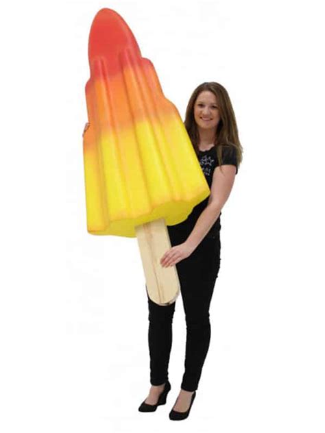 Giant Rocket Shaped Ice Lolly Eph Creative Event Prop Hire