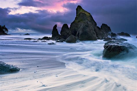 Sunset Ruby Beach Ruby Beach Forks Washington — Cory Klein