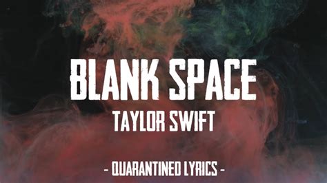Taylor Swift Blank Space Lyrics Hd Youtube