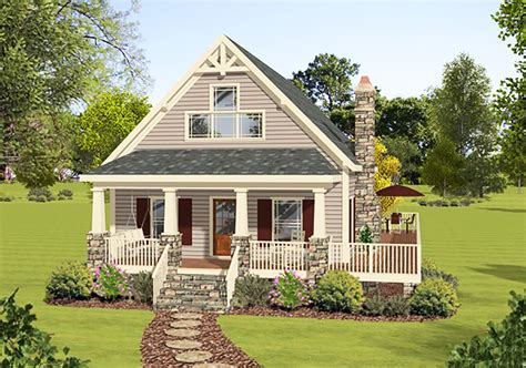 Over 300 block house & cottage plans with basement floor and terrace, plus construction cost estimate. Master Up Cottage With Private Deck - 20111GA ...