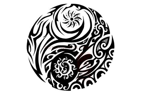 maori yin yang by ikaikadesign free tattoo designs maori tattoo designs maori tattoos 4