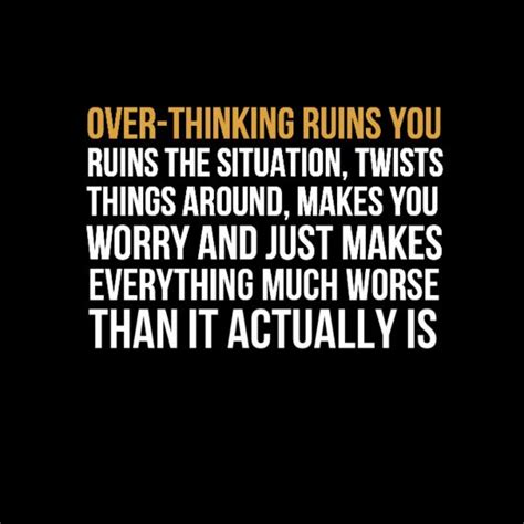 Canvas Over Thinking Ruins You Ruins The Situation Twists Things