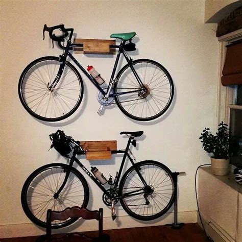 My $$ layout into the project was under $7, most of which. DIY double bike rack | Bicycle porn! | Pinterest