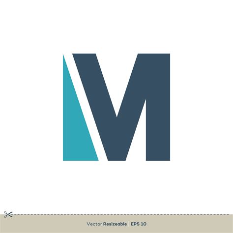 M Letter Vector Logo Template Download Free Vector Art Stock