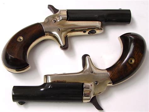 Colt 4th Model Derringer 22 Short Caliber Derringers Pair Of 1960s Vintage Single Shot