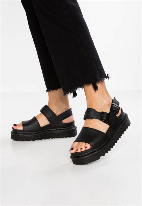 dr martens voss sandales à plateforme black noir zalando fr zapatos mujer de moda