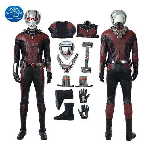 Manluyunxiao Ant Man And The Wasp Cosplay Costume Superhero Ant Man