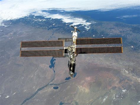 Free International Space Station In Orbit Of Earth Space