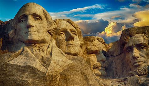 Mount Rushmore National Memorial South Dakota Usa By Pete Linforth