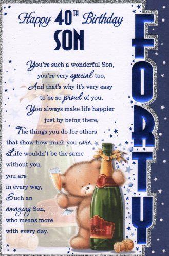 Son 40th Birthday Quotes Happy Birthday Wishes For Your Son Proud