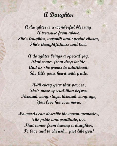 23 Best Birthday Poems For Daughter Images In 2020 Daughter Quotes