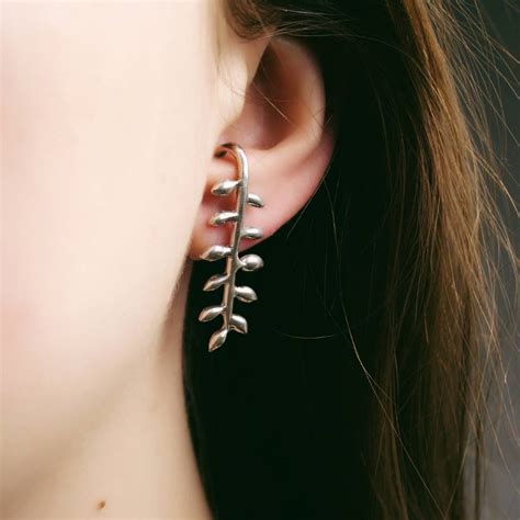 Eve 2in1 Ear Climber And Drop Vine Earring By The Serpents Club ...