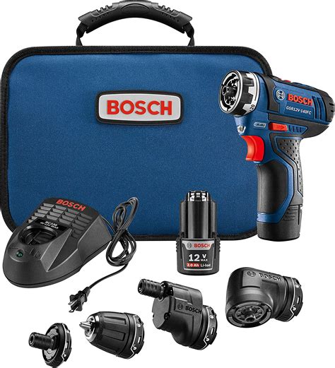 Bosch Kit De 12v Chave De Fenda Elétrica Sem Fio Gsr12v 140fcb22