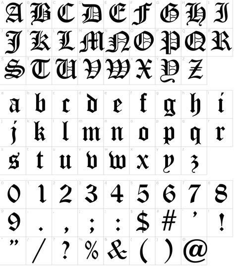 Old English Font Generator Pelajaran