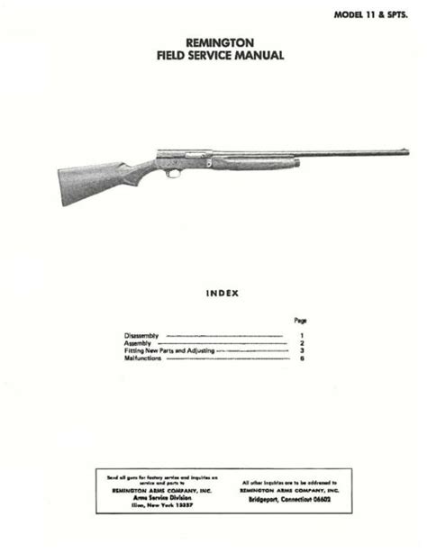 Remington Model 11 Schematic
