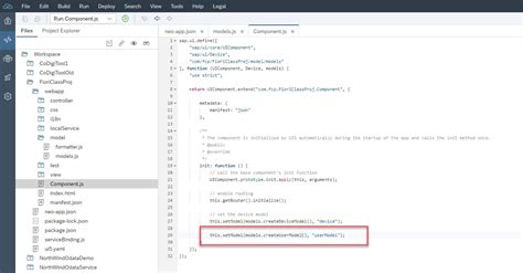 Getting User Information In Sapui5 Application On Web Ide Sap Blogs