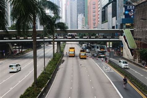 Road Highway At Hong Kong Editorial Stock Photo Image Of Carefully