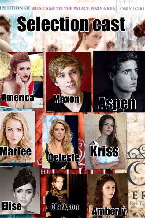 This Is The Best Cast Ive Seen So Far The Selection Book Selection
