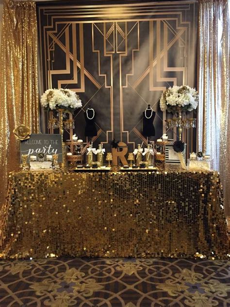 Roaring '20s grand event party. Great Gatsby Birthday Party Ideas | Photo 2 of 22 | Gatsby ...