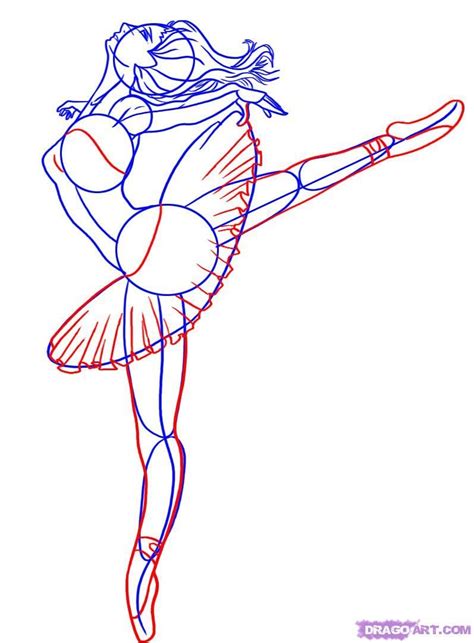 Ballerina Drawing Drawing Tutorial Drawings