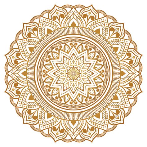 Ornamen Islam Pola Mandala Mewah Mandala Emas Mandala Mewah Mandala