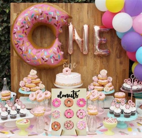 Donut Wall Stand Wood Stand Donut Holder Party Buffet Baby Shower Kids