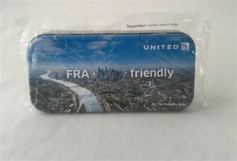 United Airlines First Class Amenities Travel Kit Tin Fra Frankfurt