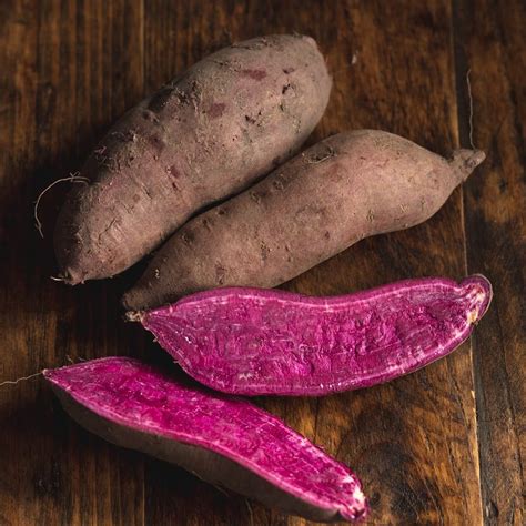 Organic Purple Sweet Potatoes 600g Riverford