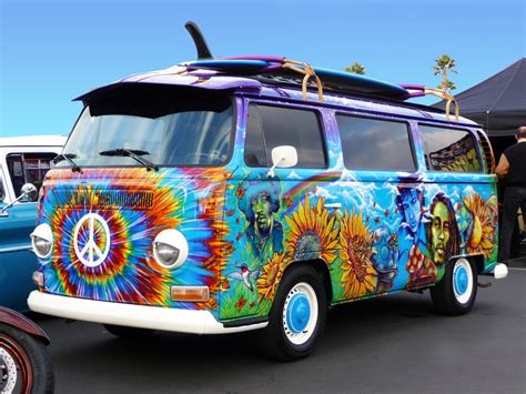 Loose Cannon Customs 1972 Vw Hippie Bus Vans Painted Hippie Car