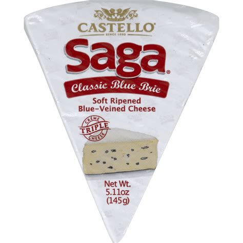 Saga Cheese Classic Blue Brie 511 Oz Instacart