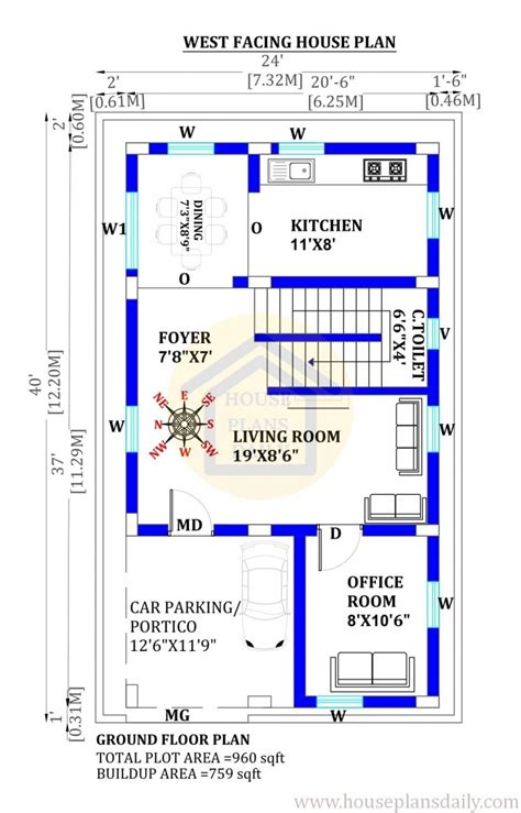3bhk Duplex House House Plan With Car Parking House Plan And