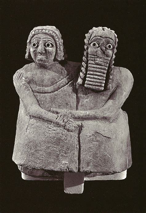 Sumerian Devotional Statue Dating To 2600 Bce Of What Scholars