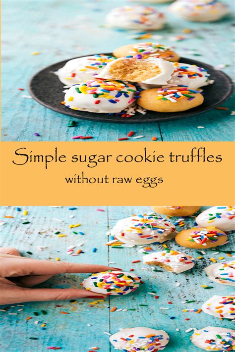 Maybe you would like to learn more about one of these? Christmas Stuff: Simple sugar cookie truffles without raw eggs