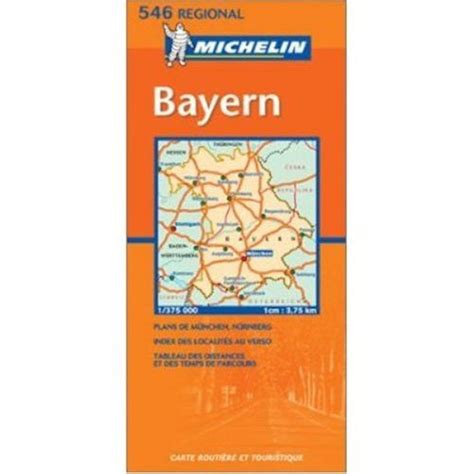 Michelin Map No 546 Southeast Germany Scale 1300000 Michelin