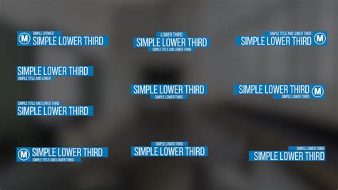 These templates are well organized. Simple Lower Thirds - Premiere Pro Templates | Motion Array