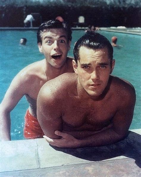 Jeffrey Hunter And Robert Wagner1951 Rising Young Actors In Hollywood