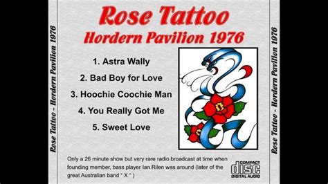 Rose Tattoo 03 Hoochie Coochie Man Sydney 1978 Youtube