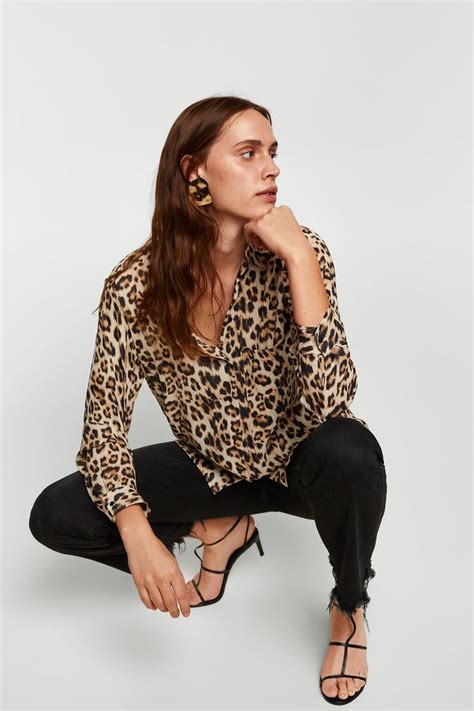 Image 5 Of LEOPARD PRINT SHIRT From Zara Leopard Print Shirt Printed