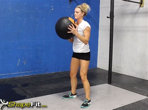 Medicine Ball Clean Crossfit Exercise Guide With Photos