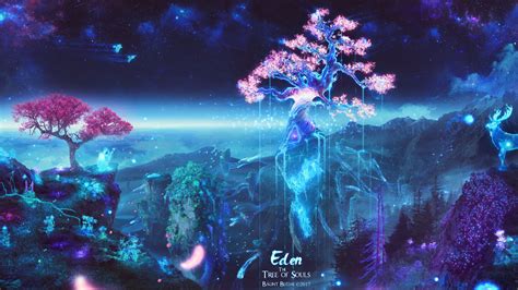 General 3840x2160 Trees Space Galaxy Souls Sakura Tree