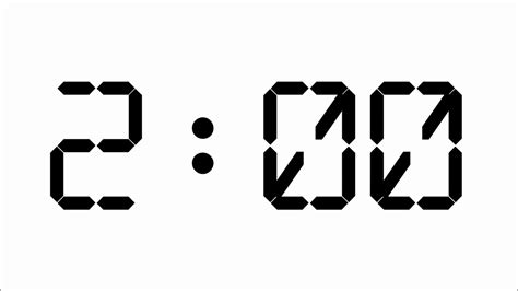2 Minute Countdown Timer With Alarm Youtube