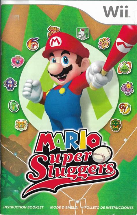 Mario Super Sluggers 2008 Box Cover Art Mobygames