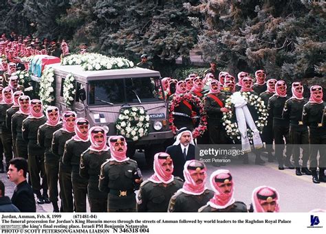 Jordan Amman Feb 8 1999 The Funeral Procession For Jordans King