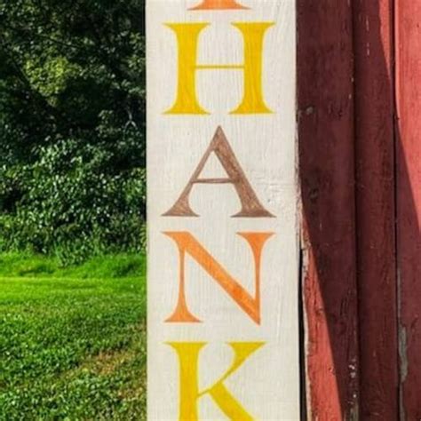 Rustic Wood Give Thanks Sign For Porch Rustic Welcome Sign Etsy