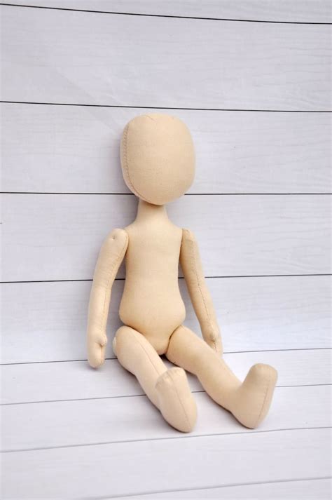 Blank Doll Body 11blank Rag Doll Ragdoll Bodythe Body Etsy