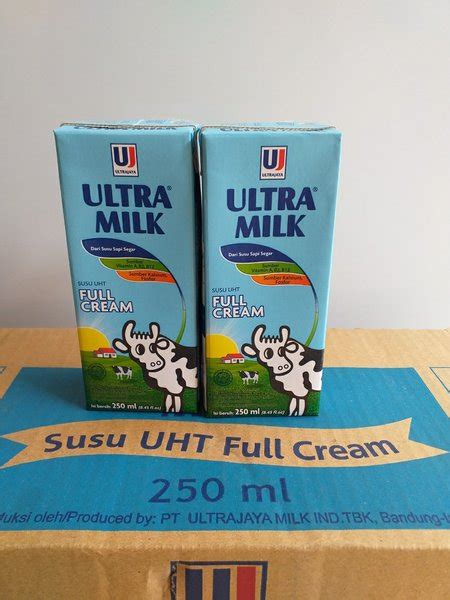 Jual Susu Ultra Milk Full Cream 250 Ml Di Lapak Gwen Market Bukalapak