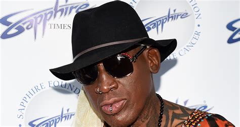 Dennis Rodman Gets Huge Tattoo Of Girlfriend Yella Yella On His Face